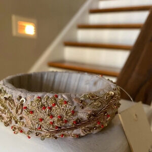 Anthropologie Embellished Bangle Bracelet